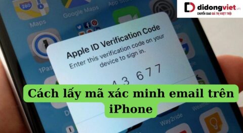 Cách lấy mã xác minh email trên iPhone