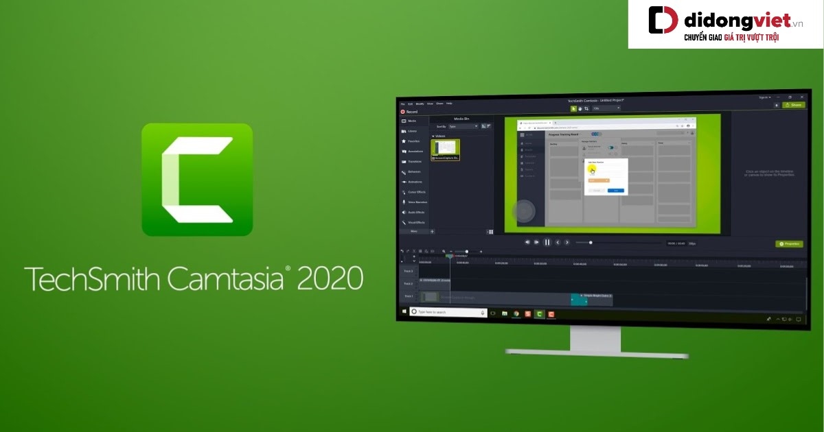 Phần mềm Camtasia Studio là gì? Hướng dẫn cách tải và sử dụng cơ bản
