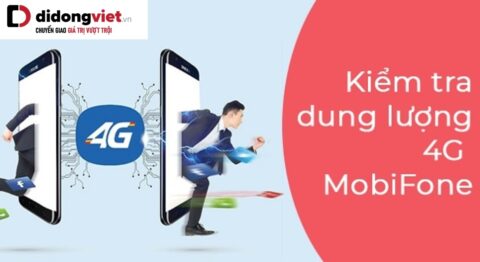 Cách kiểm tra dung lượng 4G Mobifone