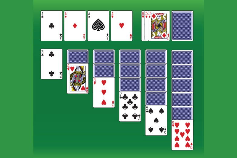 Bài Solitaire trên Google