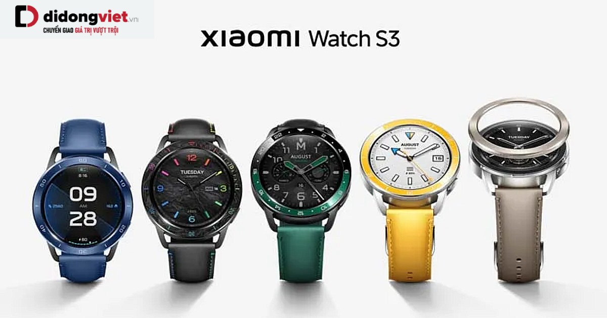 Xiaomi Watch S3: Đồng hồ thông minh chạy HyperOS có thể thay đổi viền – Ra mắt 26/10?