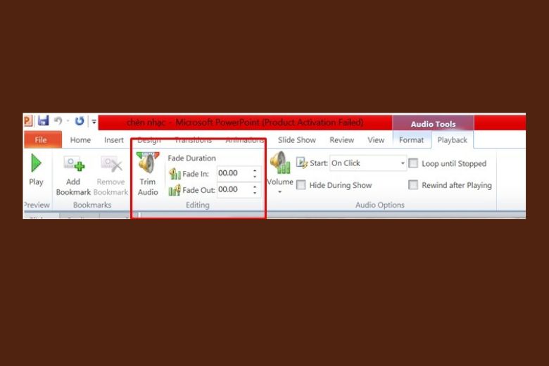 Windows – Tùy chọn chỉ phát lại