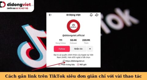 cách gắn link trên tiktok