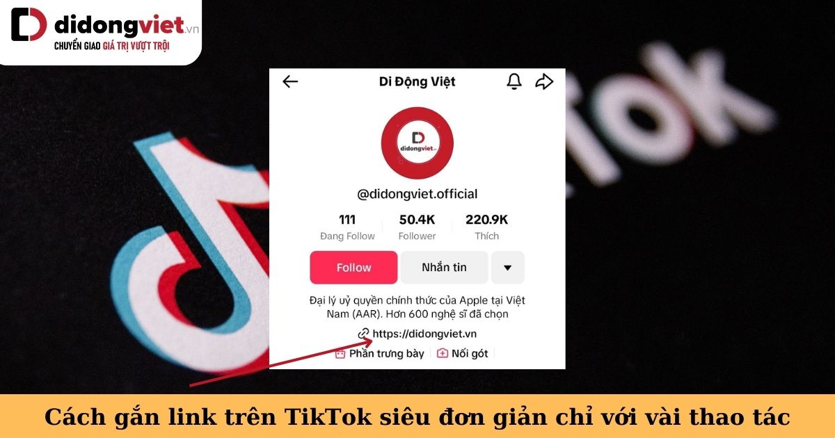 Hướng dẫn cách gắn link bio, sản phẩm, Facebook, Instagram,… trên Tiktok vô cùng dễ dàng