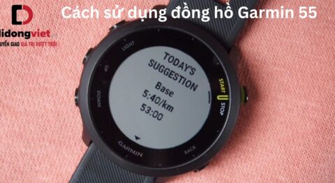 Cách sử dụng đồng hồ Garmin 55