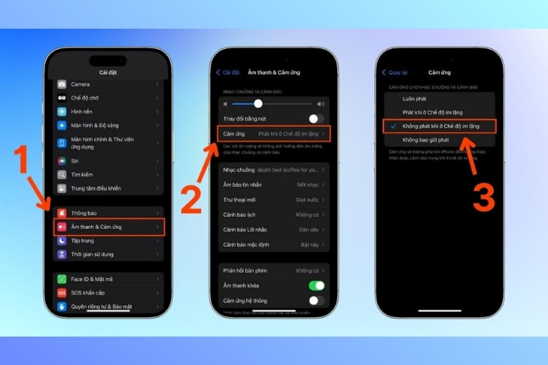 Cách tắt rung iPhone ở chế độ im lặng