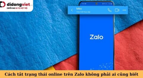 cách tắt trạng thái online trên zalo