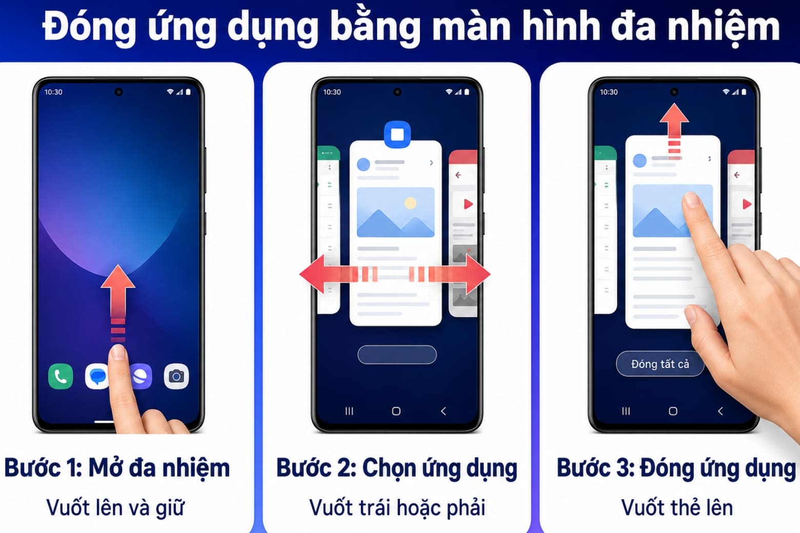 Cách tắt ứng dụng chạy ngầm trên điện thoại Android, iPhone 11 Thao tác nhanh giúp loại bỏ ứng dụng không cần thiết khỏi danh sách đa nhiệm