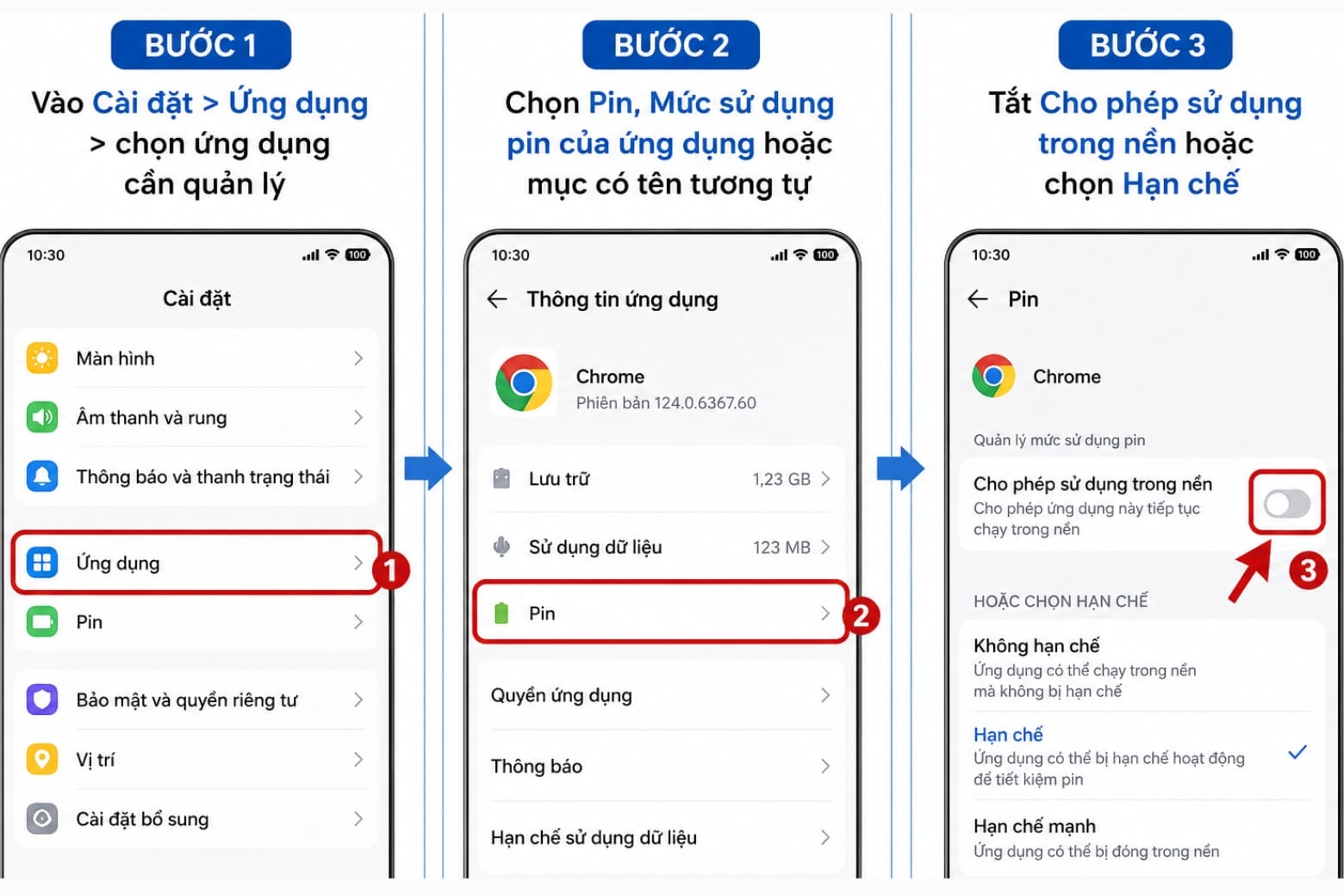 Cách tắt ứng dụng chạy ngầm trên điện thoại Android, iPhone 13 Giới hạn hoạt động nền giúp kiểm soát mức tiêu thụ pin của ứng dụng hiệu quả
