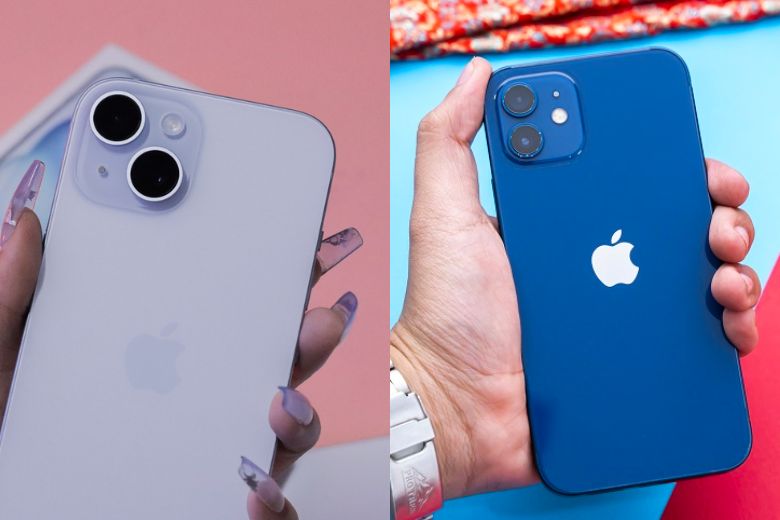 So sánh iPhone 12 và iPhone 15
