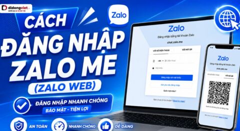 cách đăng nhập chat.zalo.me