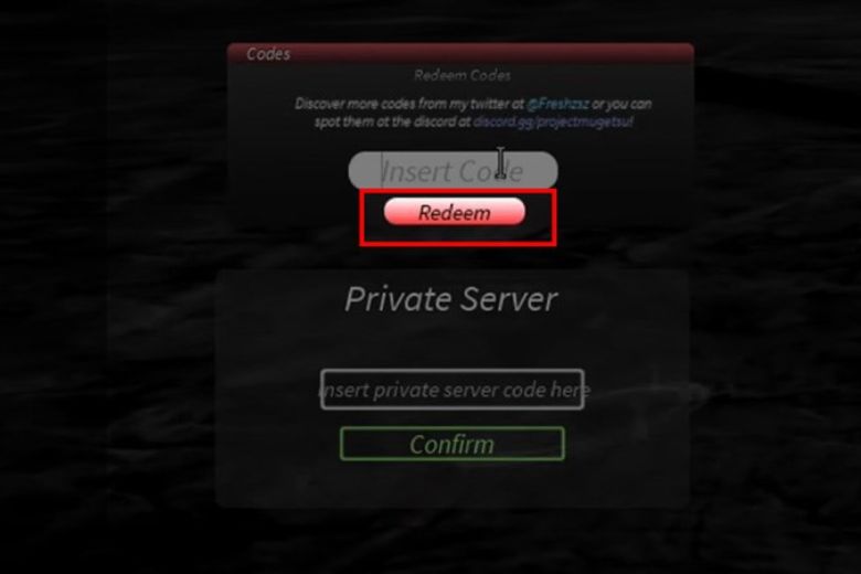 Project Mugetsu Private Server Codes WORKING