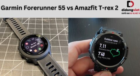 Garmin Forerunner 55 và Amazfit T-rex 2