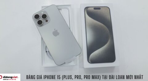 giá iPhone 15 tại Đài Loan