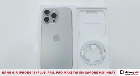 giá iPhone 15 tại Singapore