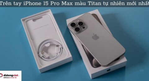 iphone 15 pro max màu titan tự nhiên