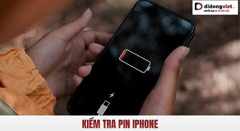 kiểm tra pin iphone