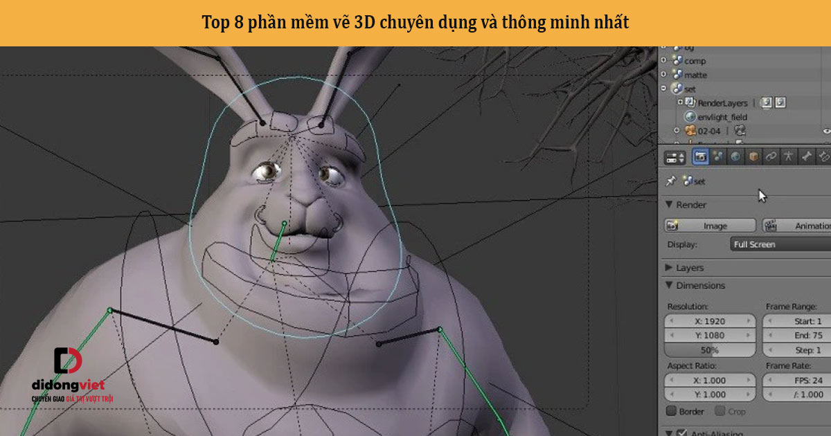 Top 8 phần mềm vẽ 3D chuyên dụng và thông minh nhất