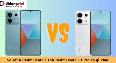 so sánh redmi note 13 và redmi note 13 pro