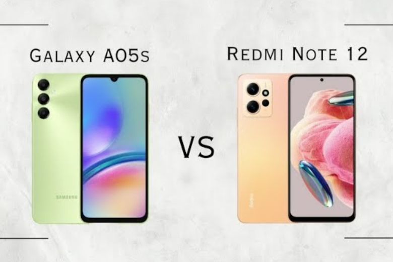 so sánh samsung galaxy a05s và xiaomi redmi note 12