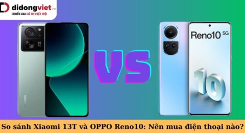 so sánh xiaomi 13t và oppo reno10