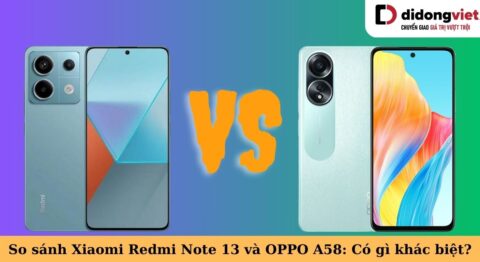 so sánh xiaomi redmi note 13 và oppo a5