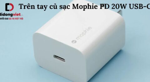 Trên tay củ sạc Mophie PD 20W USB-C