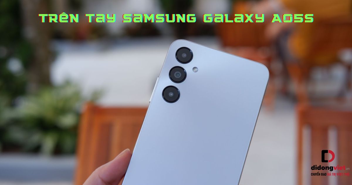 Trên tay điện thoại Samsung Galaxy A05s: Màn hình cực đại, giá chỉ từ 3.99 triệu đồng