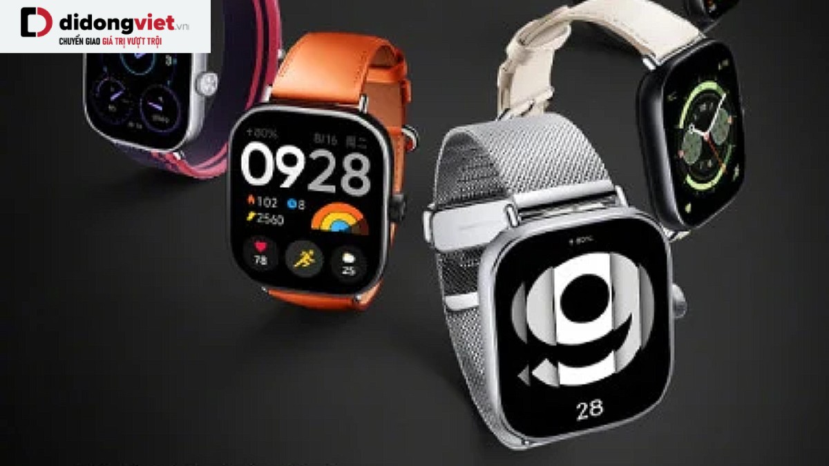 Xiaomi hé lộ Redmi Watch 4 với màn hình AMOLED và vỏ hợp kim nhôm