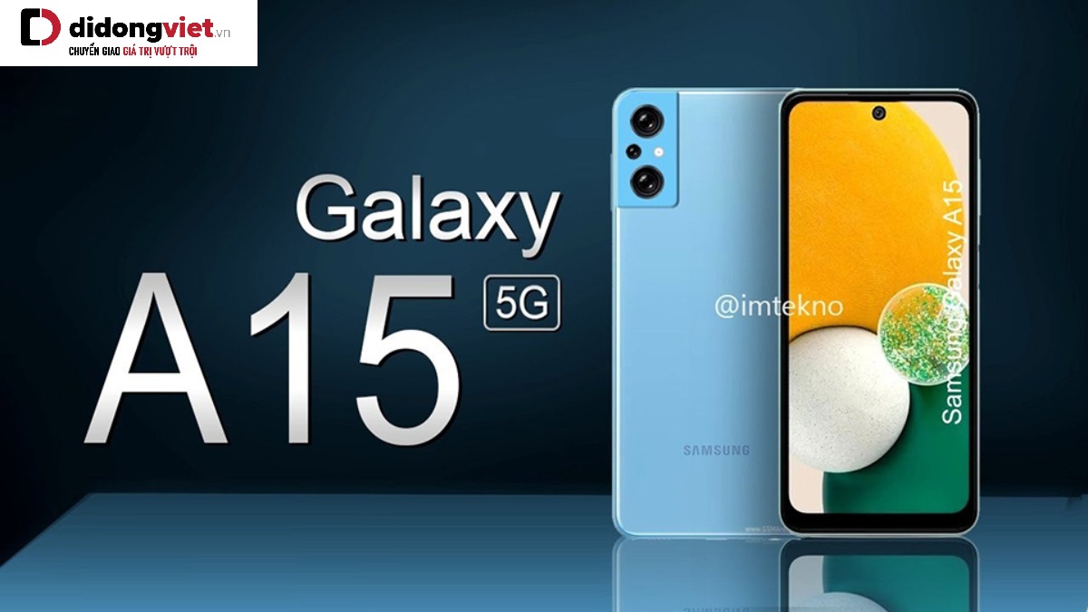 Samsung Galaxy A15 5G sẽ sớm ra mắt với chip MediaTek, pin 5000 mAh, giá 3.37 triệu đồng