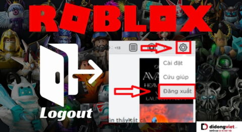 cách đăng xuất roblox