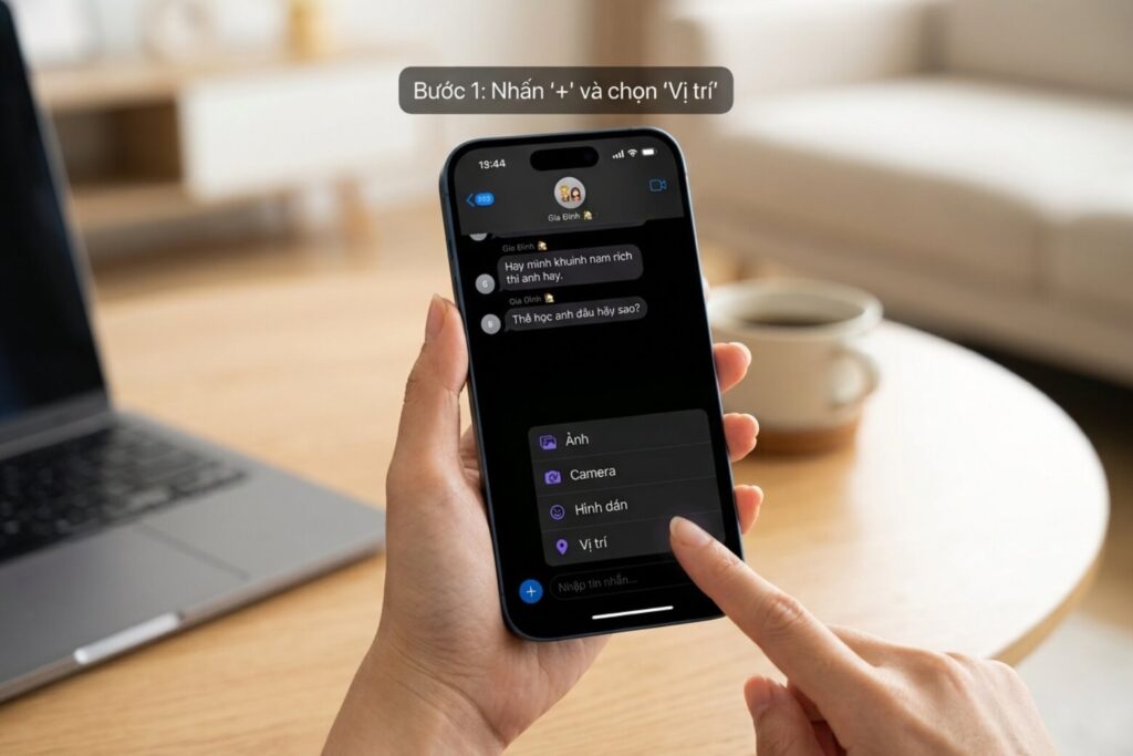Cách cài định vị iPhone: Hướng dẫn chi tiết từ trải nghiệm thực tế 9 cach dinh vi iphone gui toa do qua imassage didongviet