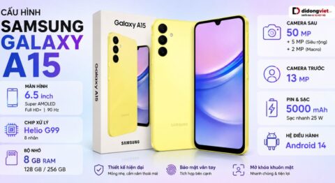 cấu hình samsung galaxy a15