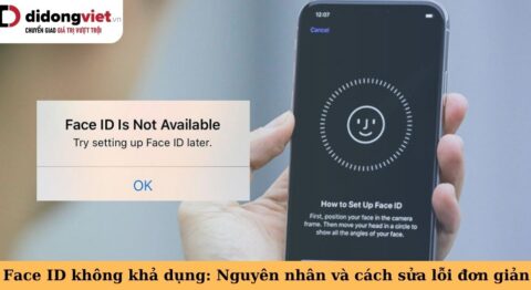 face id không khả dụng