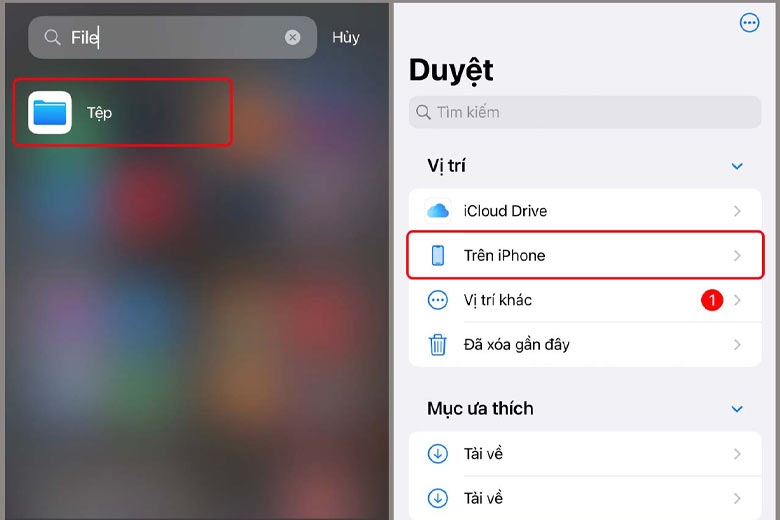 File tải về trên iPhone nằm ở đâu