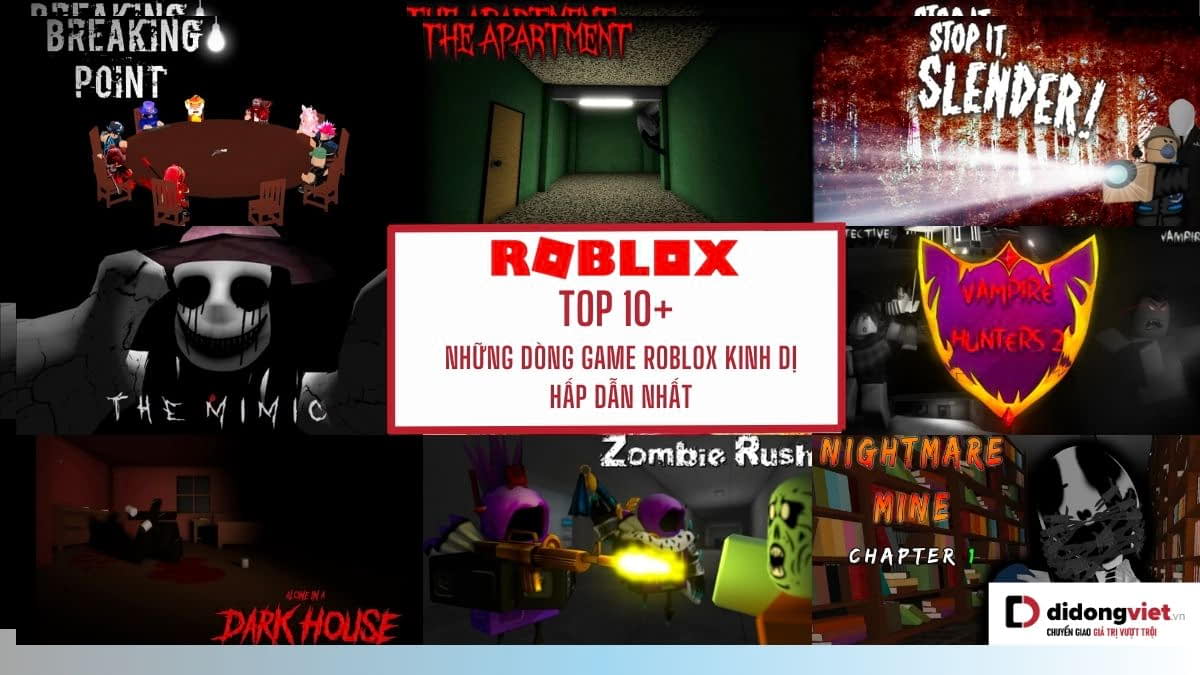 Top 10+ Những dòng game Roblox kinh dị hấp dẫn đáng chơi nhất trong năm 2023