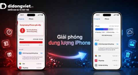 Giải phóng dung lượng iPhone