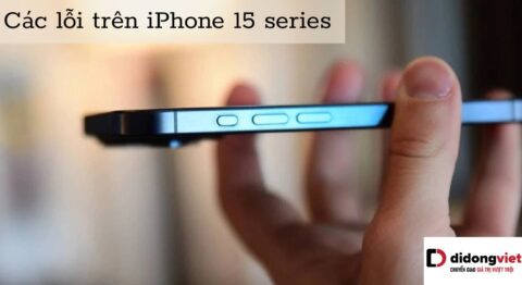 lỗi trên iPhone 15