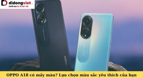 oppo a18 có mấy màu