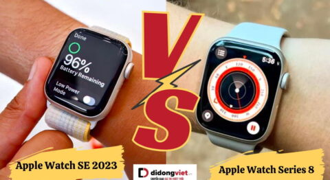 So sánh Apple Watch SE 2023 và Series 8