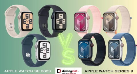 So sánh Apple Watch SE 2023 và Series 9