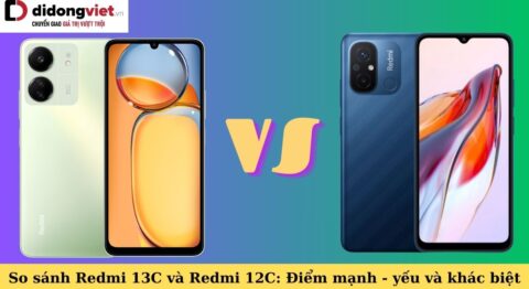 so sánh redmi 13c và redmi 12c