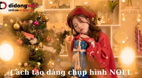 tạo dáng chụp hình NOEL
