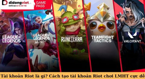 tạo tài khoản riot