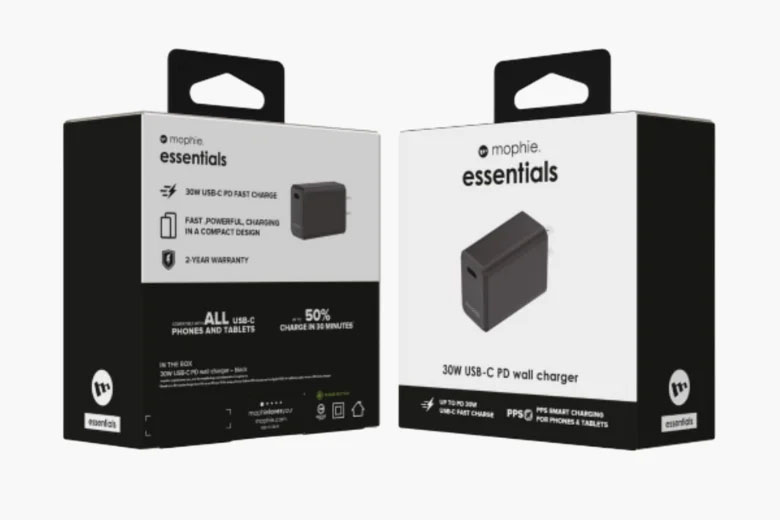 Trên tay củ sạc Mophie Essential PD 30W 1C 