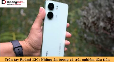 trên tay redmi 13c