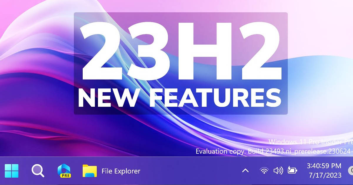 Windows 11 23H2: Bản cập nhật mới cho hệ điều hành Windows 11