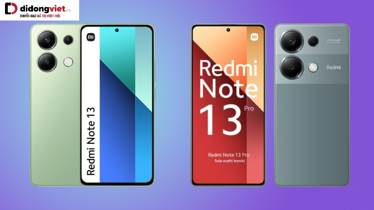 Lộ diện thông số và giá bán của Redmi Note 13 và 13 Pro 4G trước thềm ra mắt