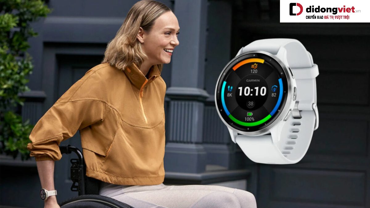 Đồng hồ Garmin Venu 3 mang đến các bài tập dành cho người sử dụng xe lăn và theo dõi giấc ngủ