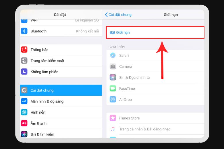 Cách ẩn ứng dụng trên iPad
